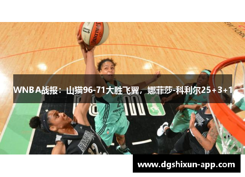 WNBA战报：山猫96-71大胜飞翼，娜菲莎-科利尔25+3+1